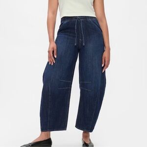 Gap Mid Rise Easy Horseshoe Jeans Dark Indigo